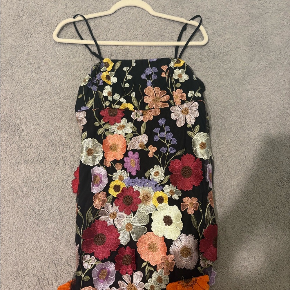 Floral Embroidered Dress